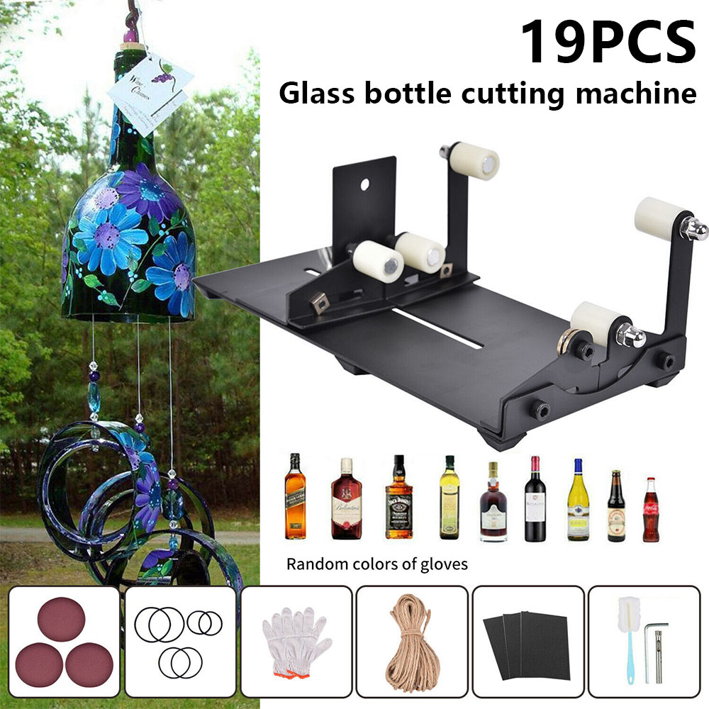 Screen Protector Cutter - 19 ชิ้นเครื่องตัดขวดแก้วเครื่องมือสแควร์รอบไวน์แก้วเบียร์ประติมากรรมเครื่องตัดสําหรับเบียร์แก้วตัดขวด DIY