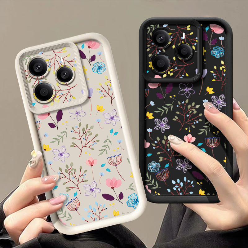 Xiaomi Redmi Note 13 - เคสโทรศัพท์ลายดอกไม้เล็กๆ สำหรับ Xiaomi Redmi Note 14