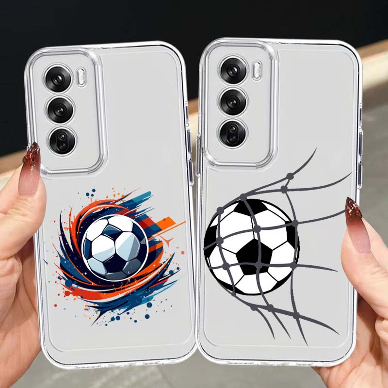 Oppo A78 - เคสโทรศัพท์ลายศิลปะฟุตบอลสำหรับ OPPO A11 A16 A55 A56