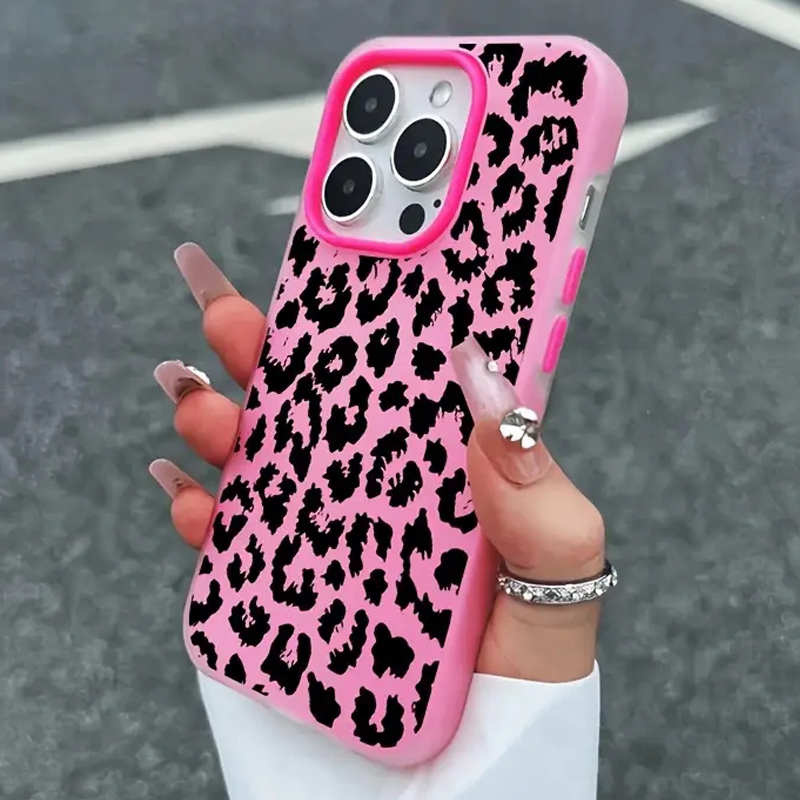 Apple Iphone 16 - เคสโทรศัพท์ลายเสือดาวดำแบบเจลลี่สำหรับ iPhone 17 Pro Max 16
