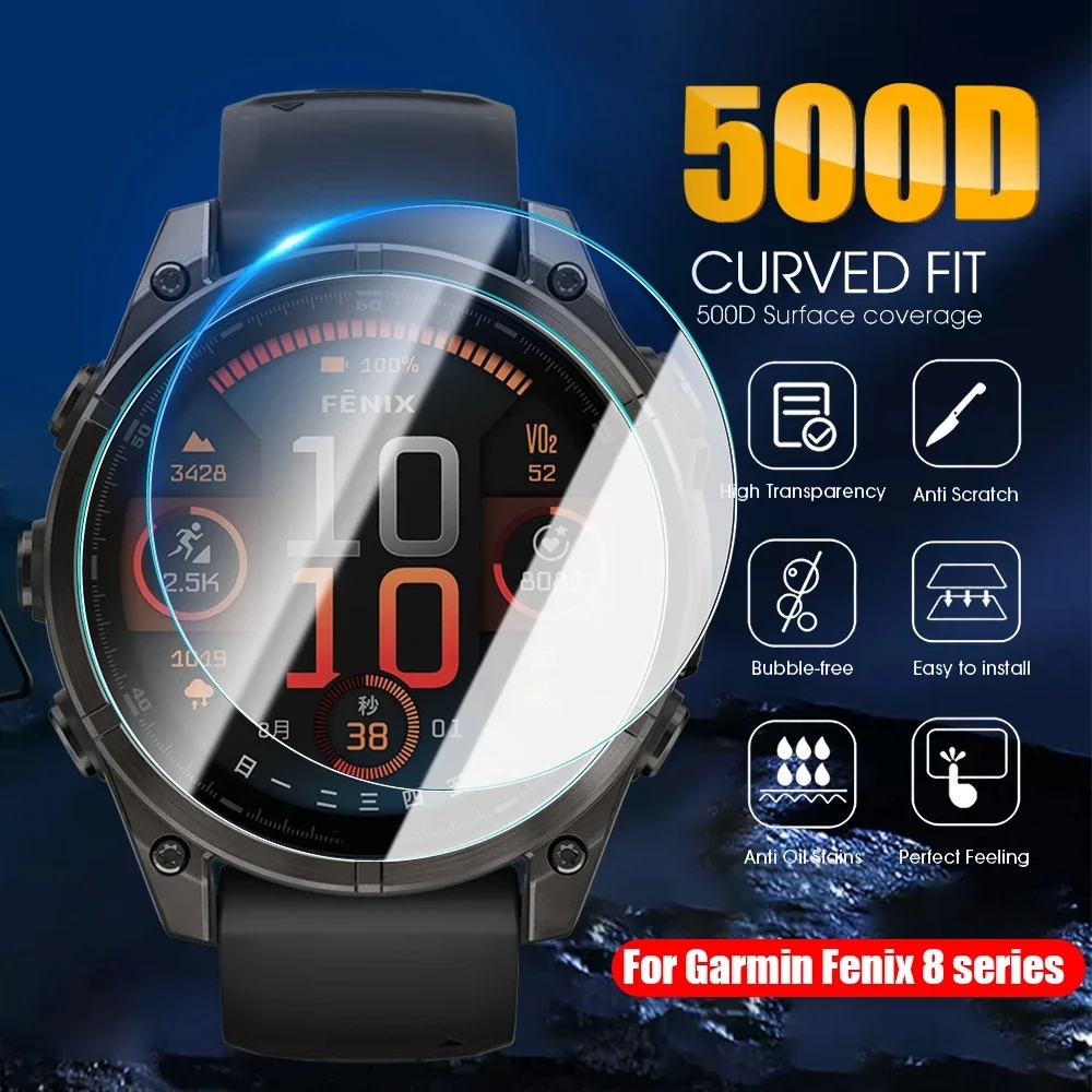 Smartwatch Screen Film - 1/5pcs 9H HD กระจกนิรภัยสําหรับ Garmin Fenix
