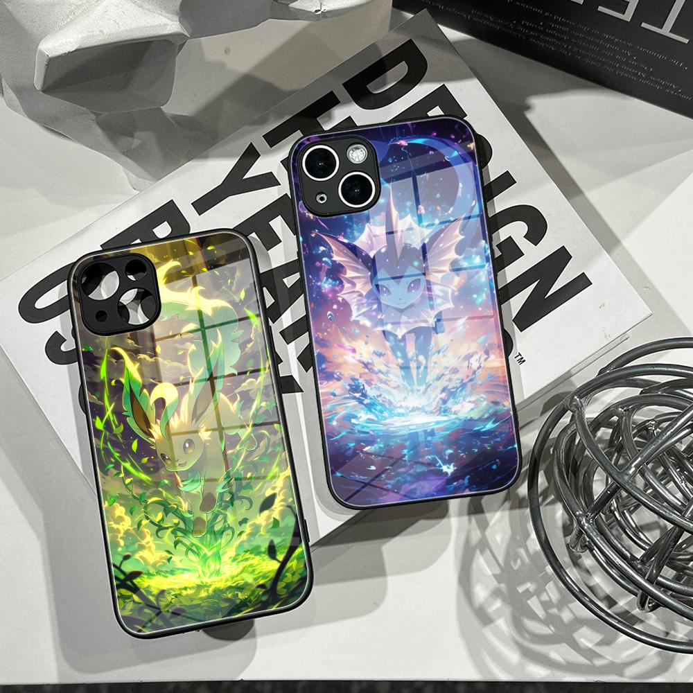 Apple Iphone 15 - เคสโทรศัพท์ P-Pokemons พร้อมกระจกกันรอย สำหรับ iPhone 16ProMAX