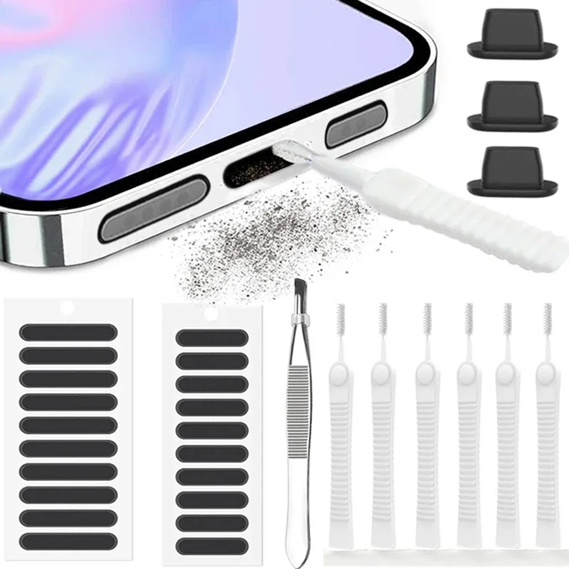 Dust Removal Sticker - สติกเกอร์ตาข่ายกันฝุ่นลำโพงโทรศัพท์มือถืออเนกประสงค์ สำหรับ iPhone 17/16/15/14 Pro Max