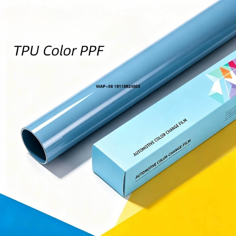 ฟิล์มหุ้มรถ TPU สีฟ้าหม่น/ฟ้าอ - Anti Blue Light Film บทวิจารณ์และราคา
