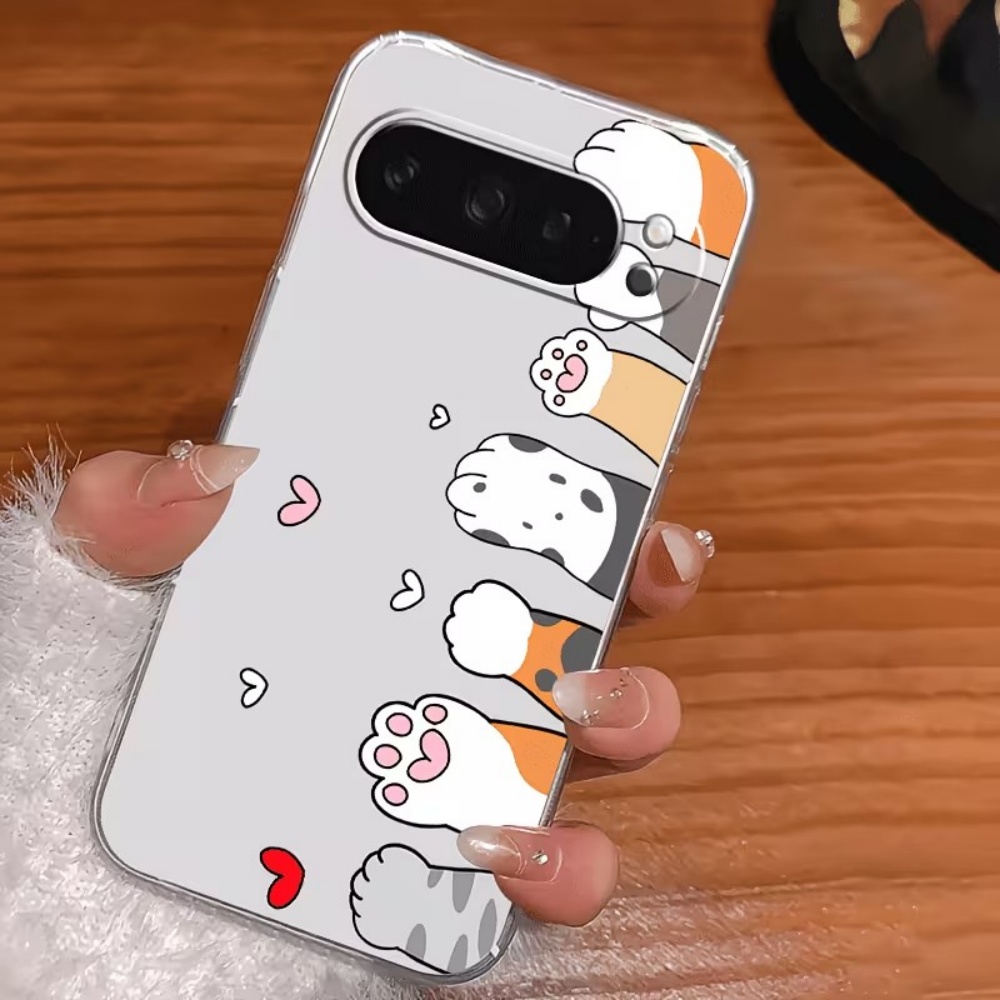เคสโทรศัพท์ซิลิโคนใสลายอุ้งเท้ - Google Pixel 9 Pro บทวิจารณ์และราคา