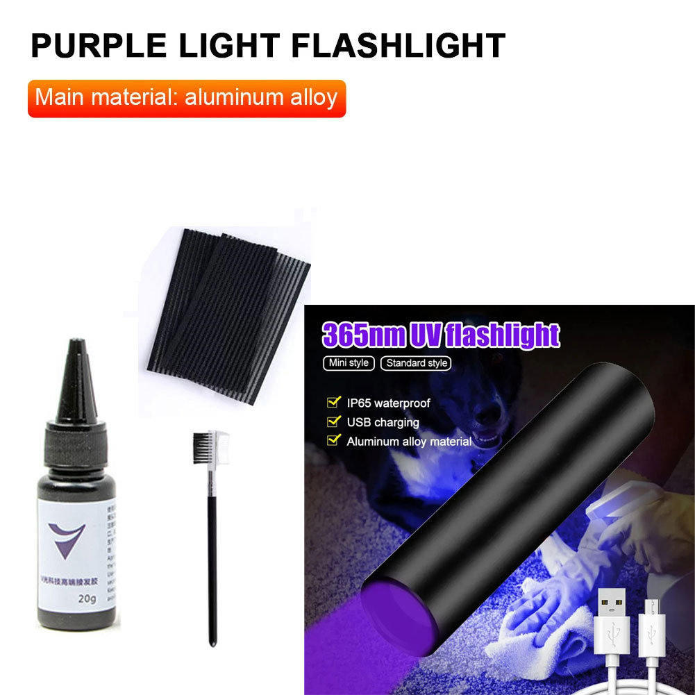 ชุดกาวต่อผมด้วยแสงยูวี, กาวเชื - Liquid Uv Glue Kit บทวิจารณ์และราคา