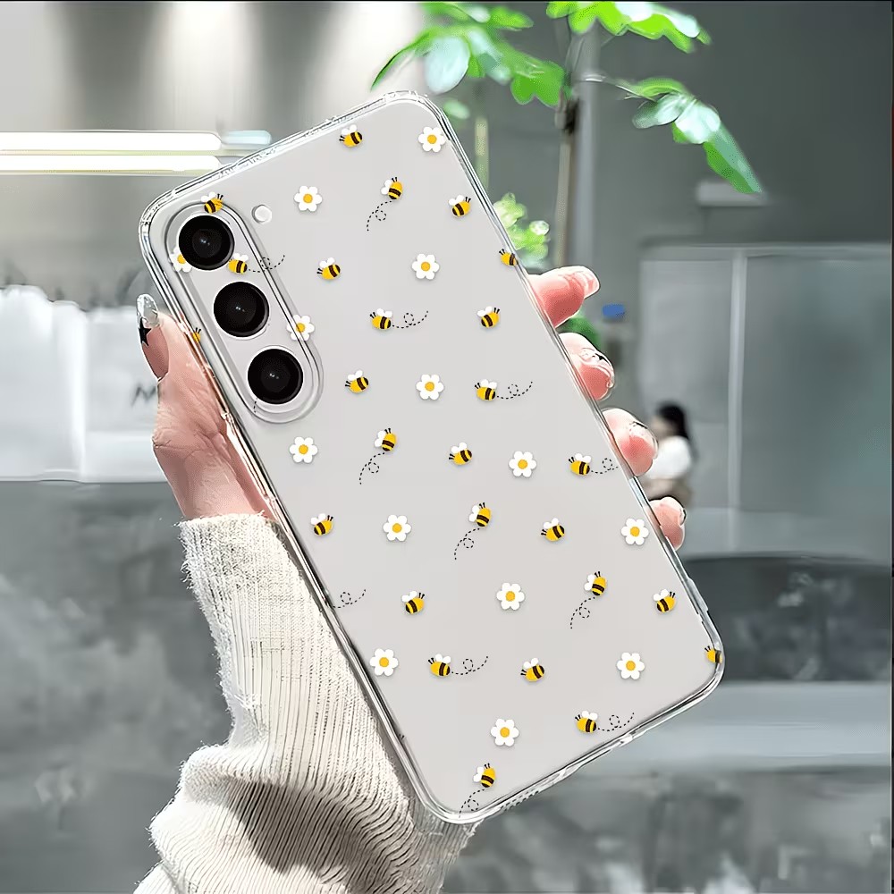 เคสโทรศัพท์ลายดอกเดซี่ผึ้งน่าร - Samsung Galaxy A55 บทวิจารณ์และราคา