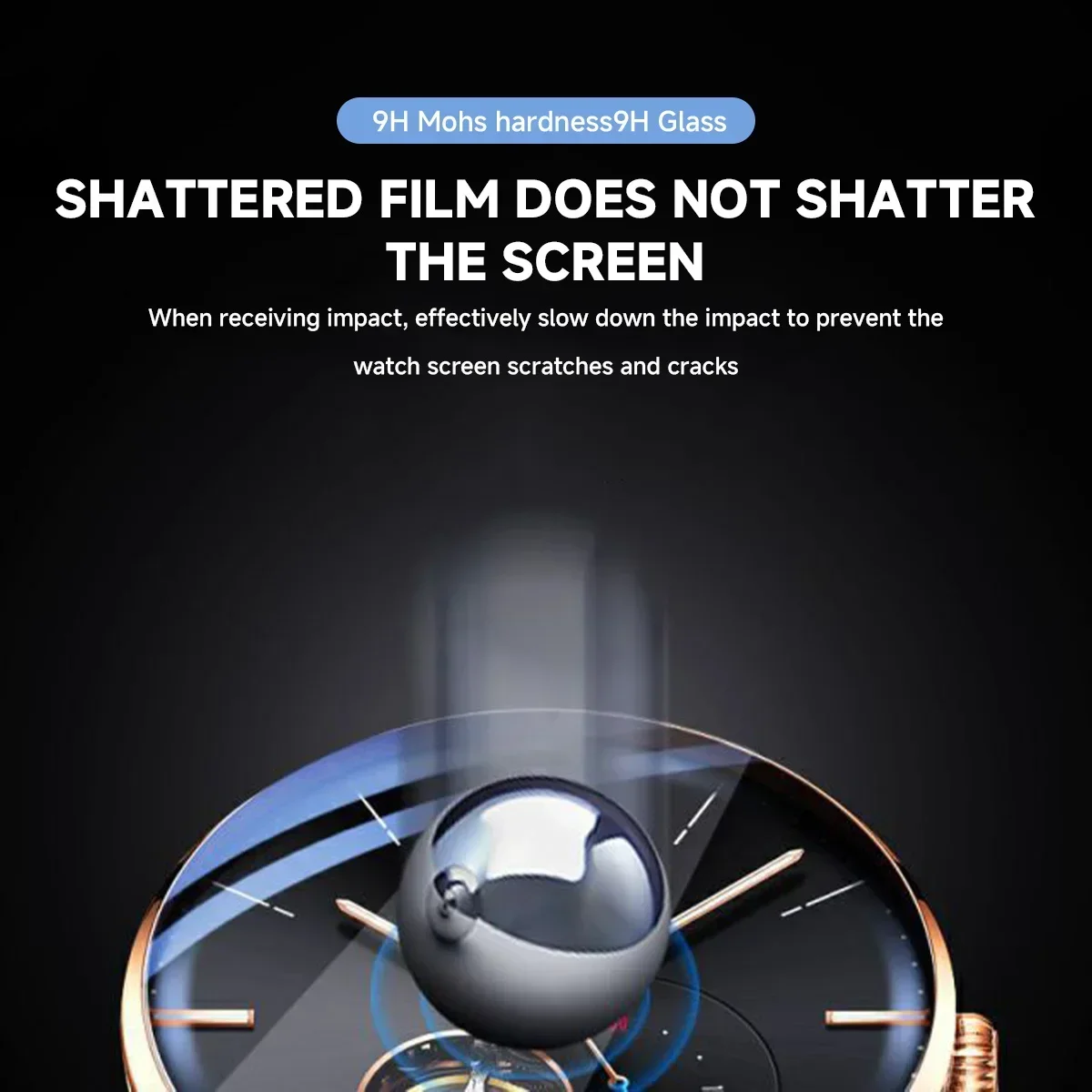 26-46 มม.กระจกนิรภัยSmartwatch - Smartwatch Screen Film บทวิจารณ์และราคา