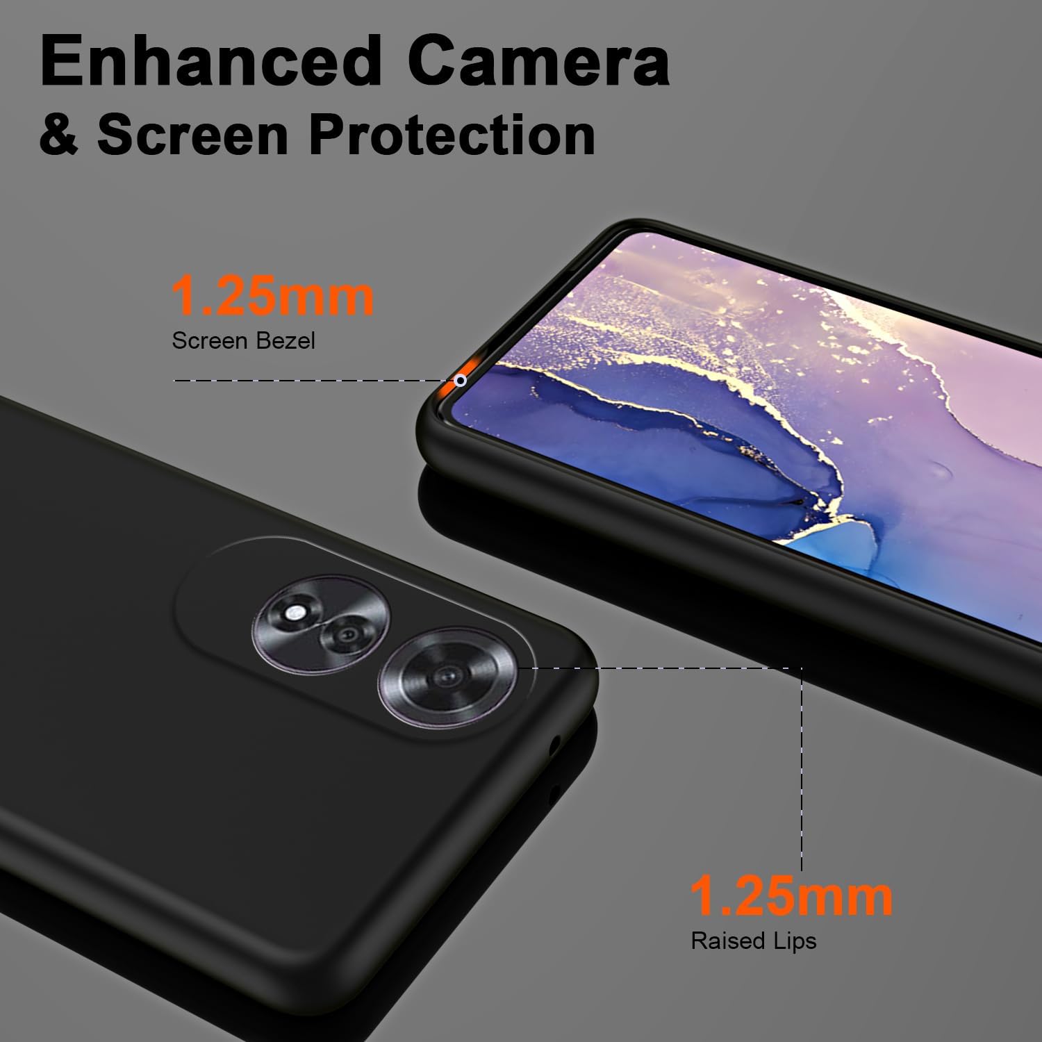 ซิลิโคนเหลวแบบยืดหยุ่นกรณีTPUส - Oppo A78 บทวิจารณ์และราคา