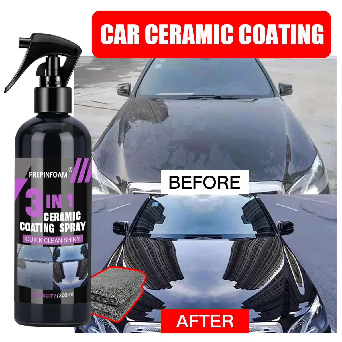 สเปรย์ทำความสะอาดรถยนต์ ขจัดคร - Nano Liquid Coating บทวิจารณ์และราคา