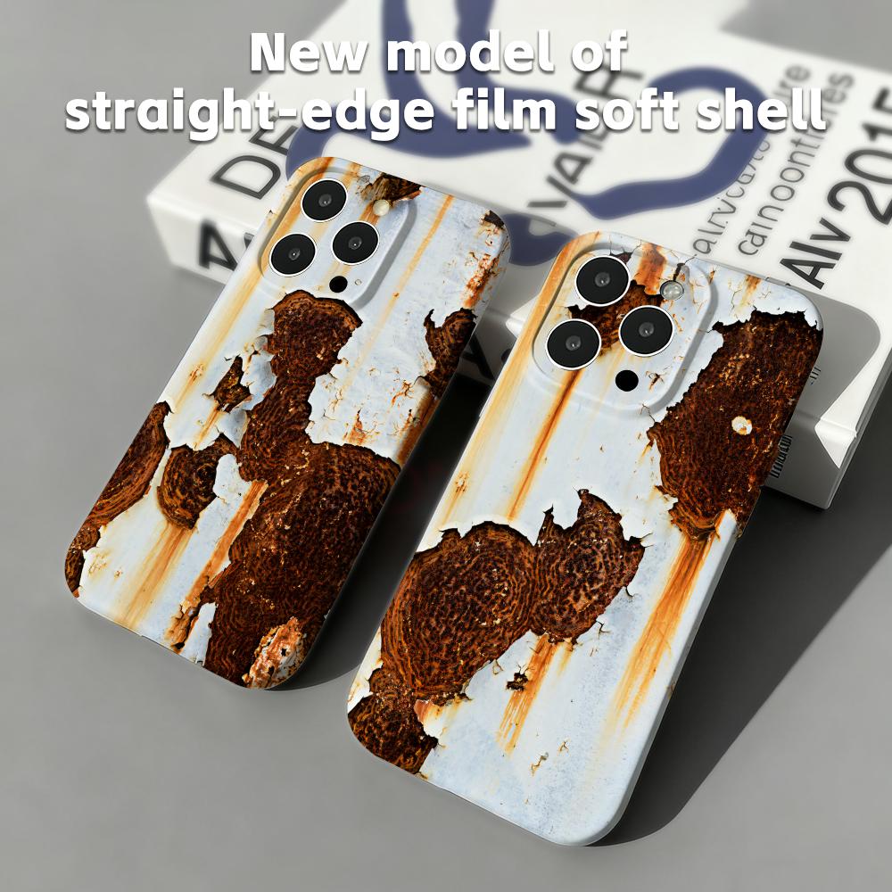 เคสโทรศัพท์ลายสนิม ขอบตรง ฟิล์ - Apple Iphone 15 บทวิจารณ์และราคา