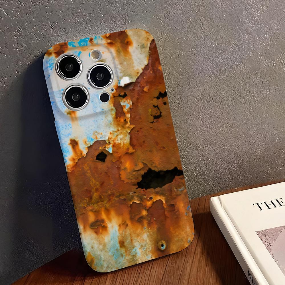 เคสโทรศัพท์ลายสนิม ขอบตรง ฟิล์ - Apple Iphone 15 บทวิจารณ์และราคา