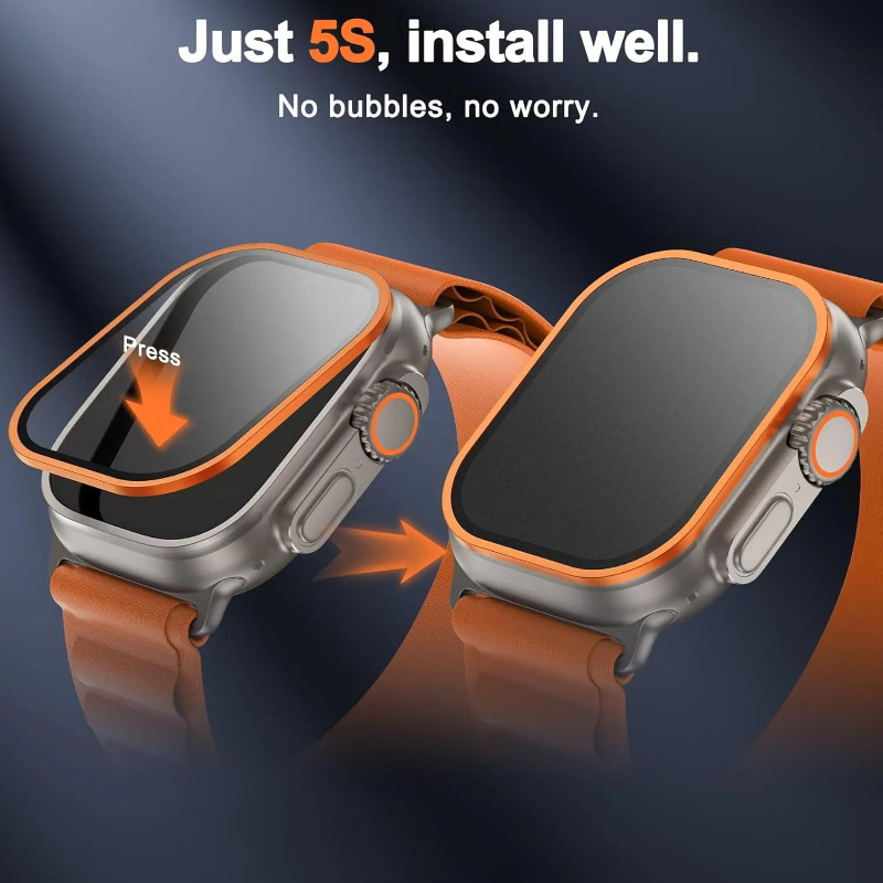 กระจกนิรภัยสำหรับแอปเปิ้ลวอทช์ - Smartwatch Screen Film บทวิจารณ์และราคา